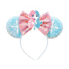 Accessoires de cheveux Frozen – Bandeaux Elsa et Anna avec oreilles de Mickey Mouse pour filles