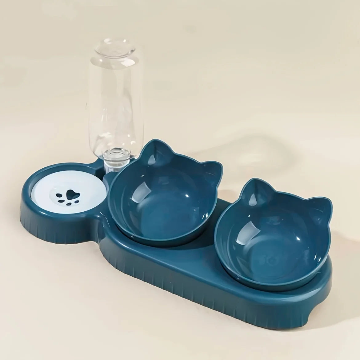 Bol de Nourriture et d'Eau pour Chats avec Design d'Oreilles - Expérience de Nourriture Confortable et Ludique