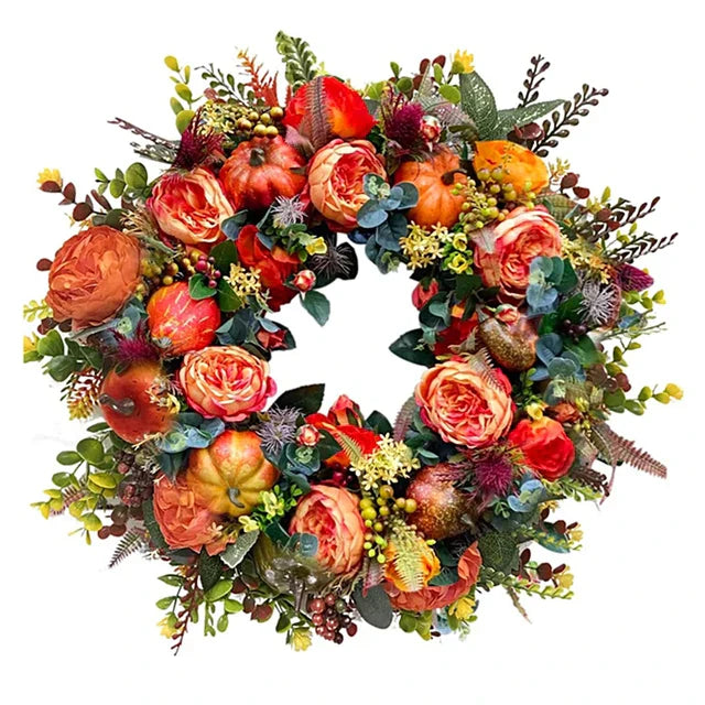AutumnAura | Plantes artificielles en forme de couronn