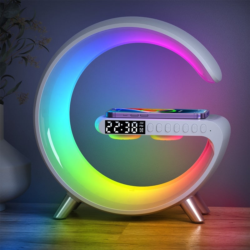 Station de Charge Sans Fil avec Haut-Parleur - ChargeGlow