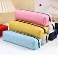Petite trousse unie avec fermeture éclair | Trousse | Mini trousse Kawaii pour l'école et le bureau
