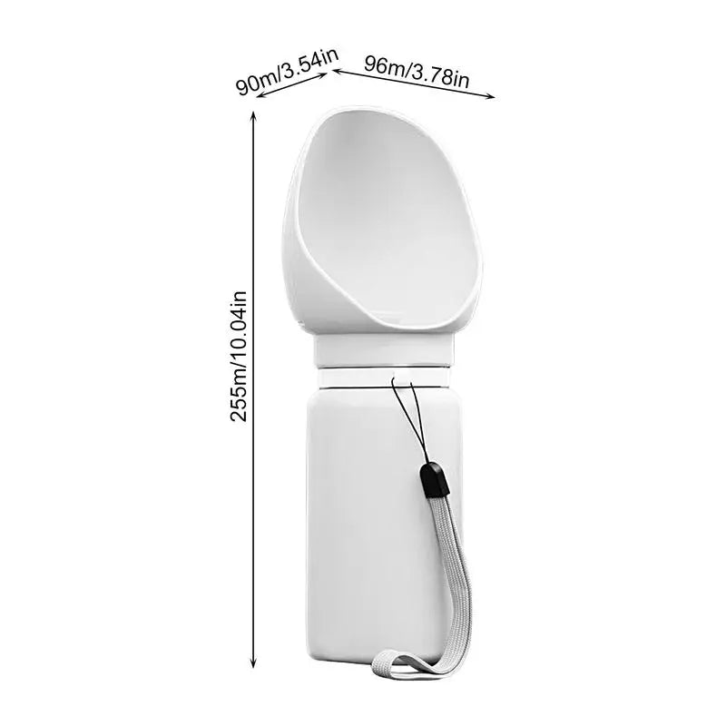 AquaPaw Luxe Bouteille d'Hydratation Canine | Élégante bouteille d'eau portable avec bol intégré pour les aventures en plein air et l'hydratation en déplacement