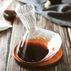 Carafe pivotante en verre de cristal | Carafe de 1,5 litre rotative à 360° pour le vin, le whisky et le champagne