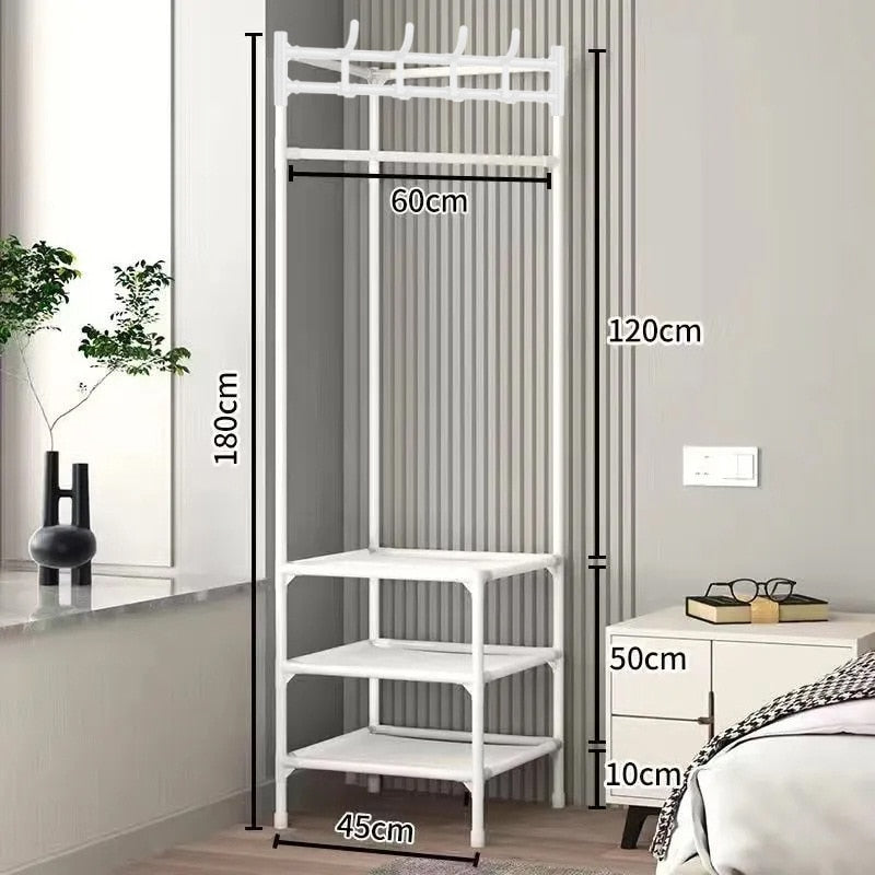 Étagère d'angle EleganceHaven | Rack à vêtements élégant et gain de place pour tous les intérieurs