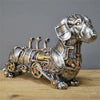 ArtisanForge Steampunk Sculpture Animale | Impressionnant ornement animal mécanique qui enrichit la décoration industrielle chic avec une élégance artistique unique