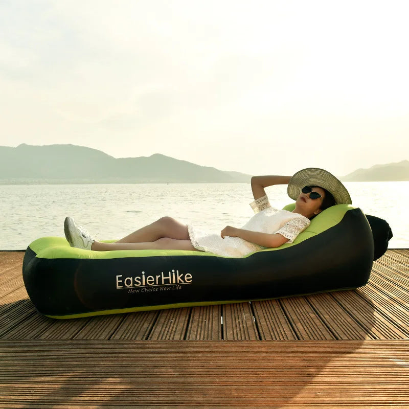 Canapé Gonflable pour Extérieur - Chaise Longue Portable pour Camping et Plage