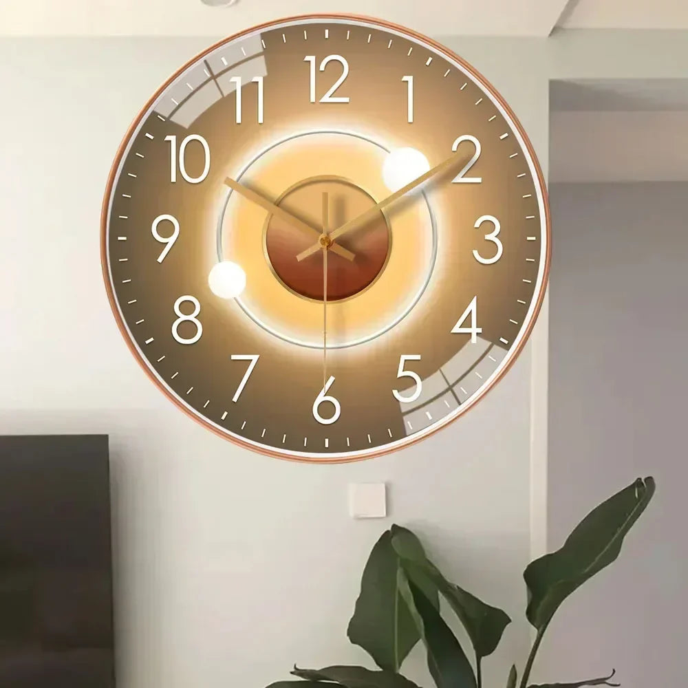 Timeless Whisper™ | Horloge Murale Classique Silencieuse | Design Non-Tictac pour Décor de Chambre et Bureau