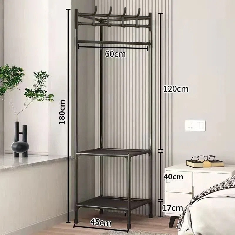 Étagère d'angle EleganceHaven | Rack à vêtements élégant et gain de place pour tous les intérieurs