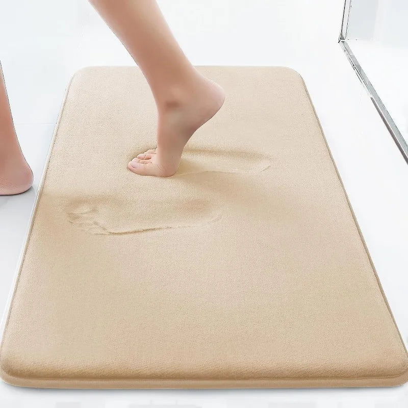 Tapis de bain HydroSoft Luxe | Tapis en mousse à mémoire de forme ultra-absorbante pour le confort et la sécurité