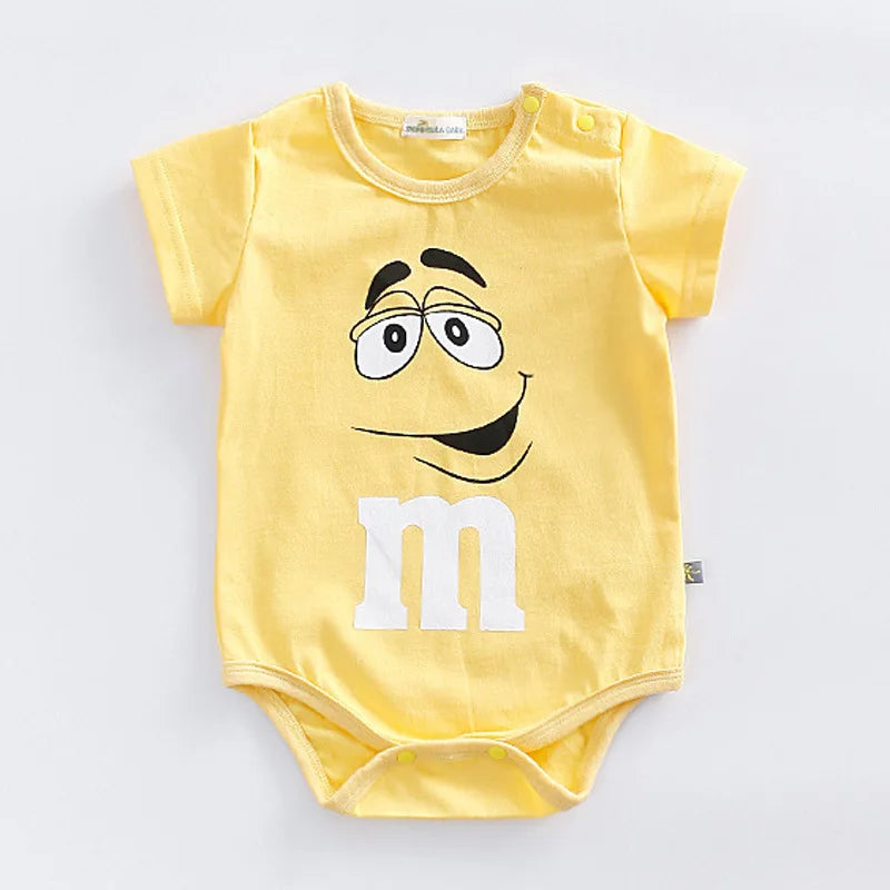 Body Coloré pour Bébé – Visages M&M Vêtements pour Bébés et Tout-Petits