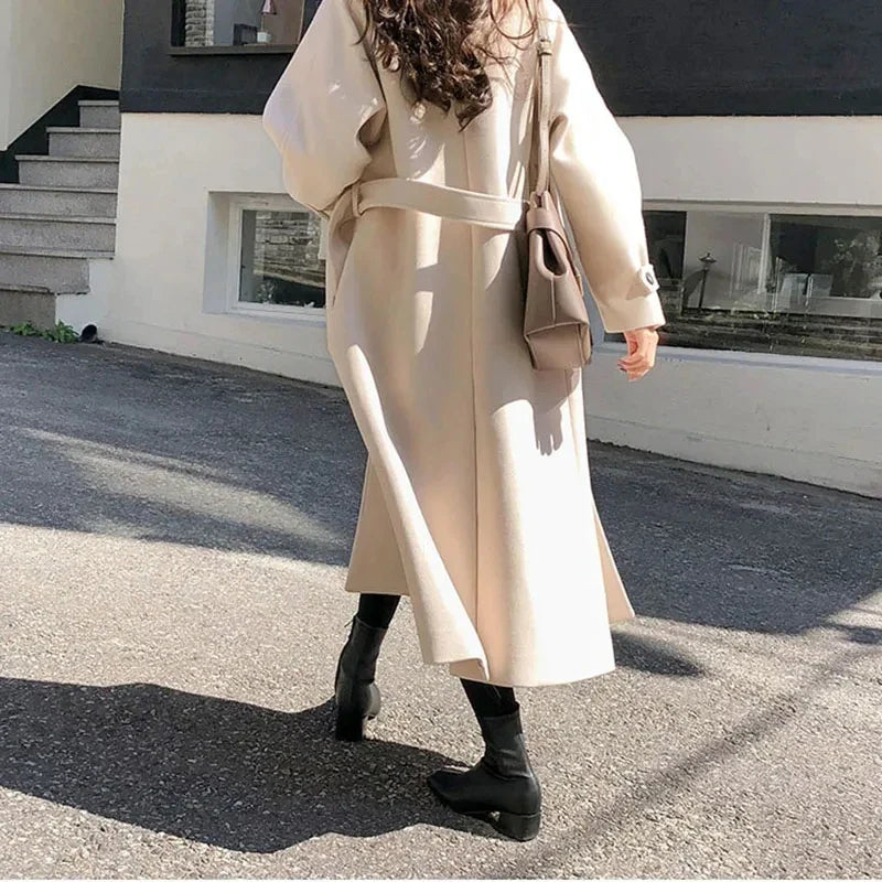 VelvetWinter | Manteau en laine de luxe pour un maximum de chaleur et de styl