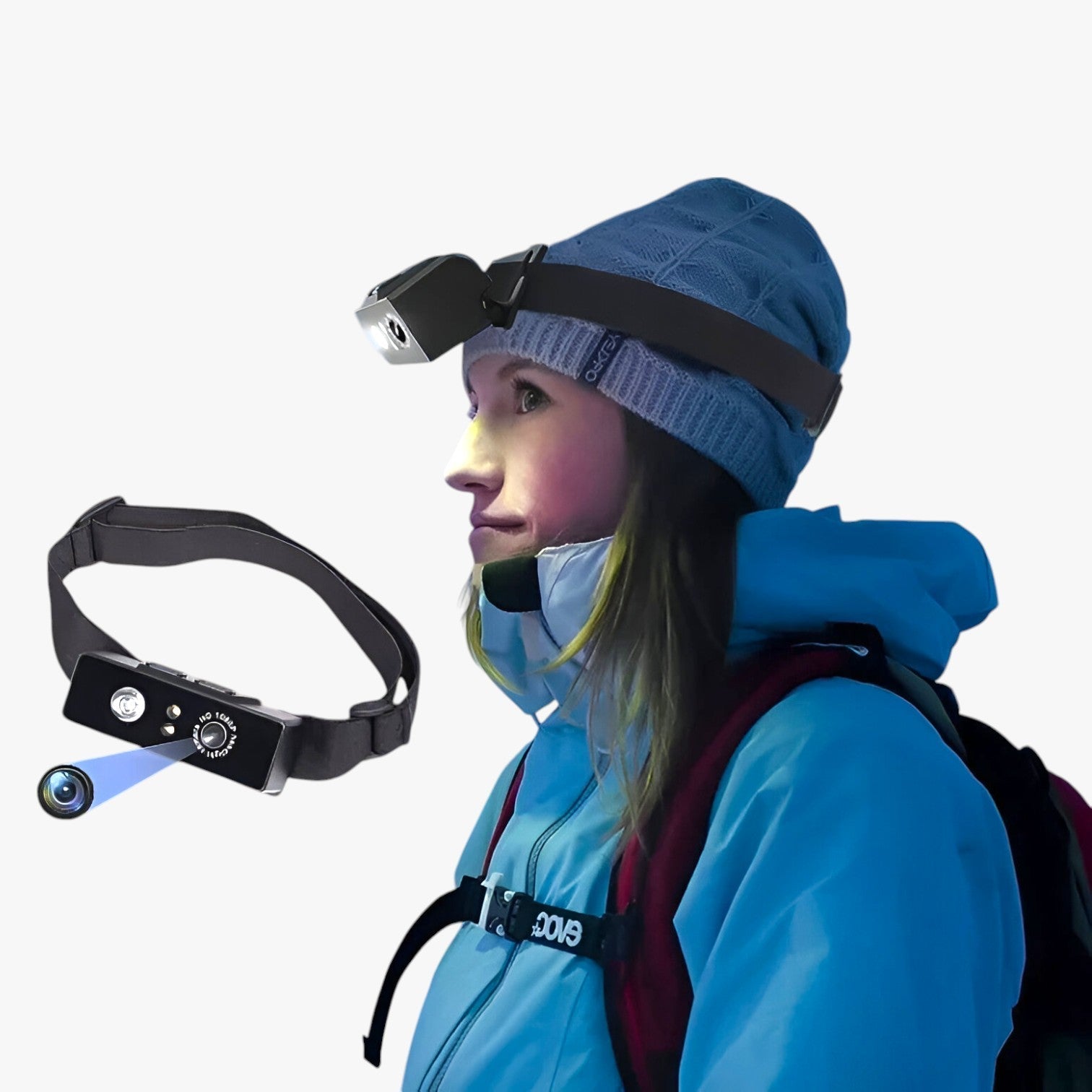 Caméra d'action HD 1080p sans mains – Enregistrement activé par mouvement