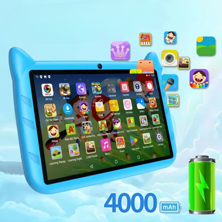 Tablette pour enfants 7 pouces - WiFi 5G - 4 Go RAM - 64 Go ROM