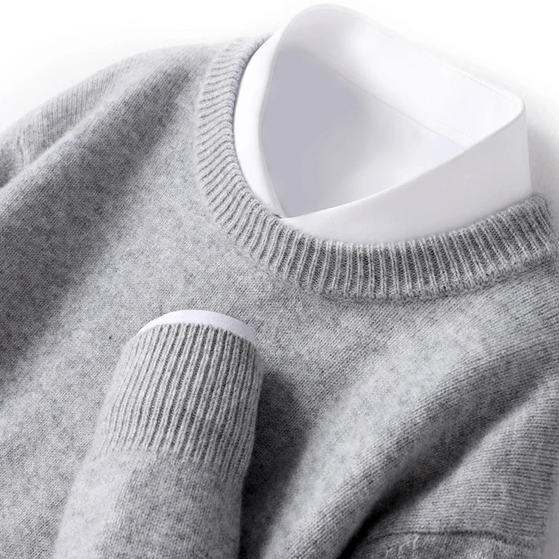 Cameron - Pull en Laine Mérinos pour Homme