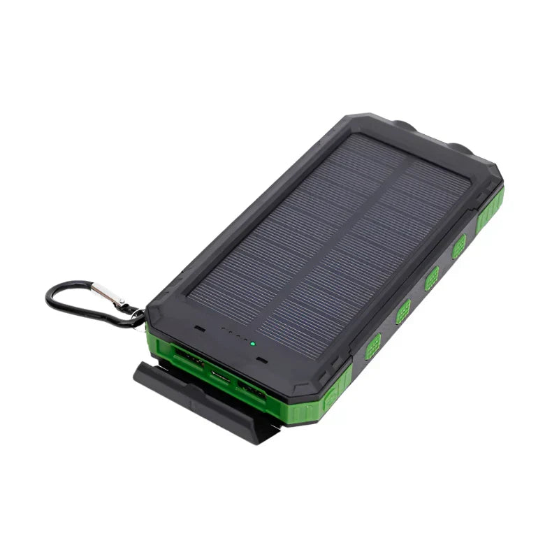 Batterie externe solaire avec lampe de poche – SolarCharge Pro