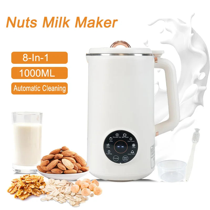8-en-1 Nussmilchmaker (1000 ml) - NutriBlend