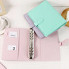 A5 classeur en cuir PU aux couleurs macarons | Planificateur | Album photo DIY et agenda en un