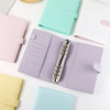 A5 classeur en cuir PU aux couleurs macarons | Planificateur | Album photo DIY et agenda en un