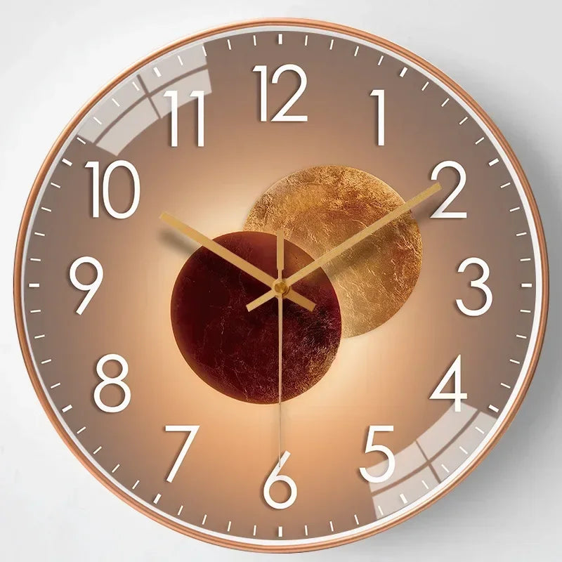 Timeless Whisper™ | Horloge Murale Classique Silencieuse | Design Non-Tictac pour Décor de Chambre et Bureau
