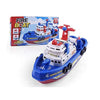 AquaPlay Elite Bateau de Sauvetage Marin | Bateau de pompiers interactif avec lumières et sons pour des aventures aquatiques passionnantes pour les enfants