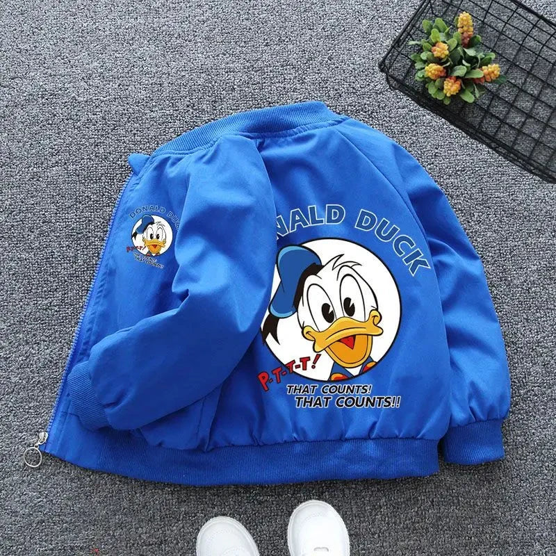 Veste pour bébé avec imprimé Donald Duck – Veste parfaite pour le printemps et l'automne