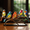 VivaBirds | Découvrez comment ces oiseaux en vitrail remplissent votre espace de couleurs vibrantes