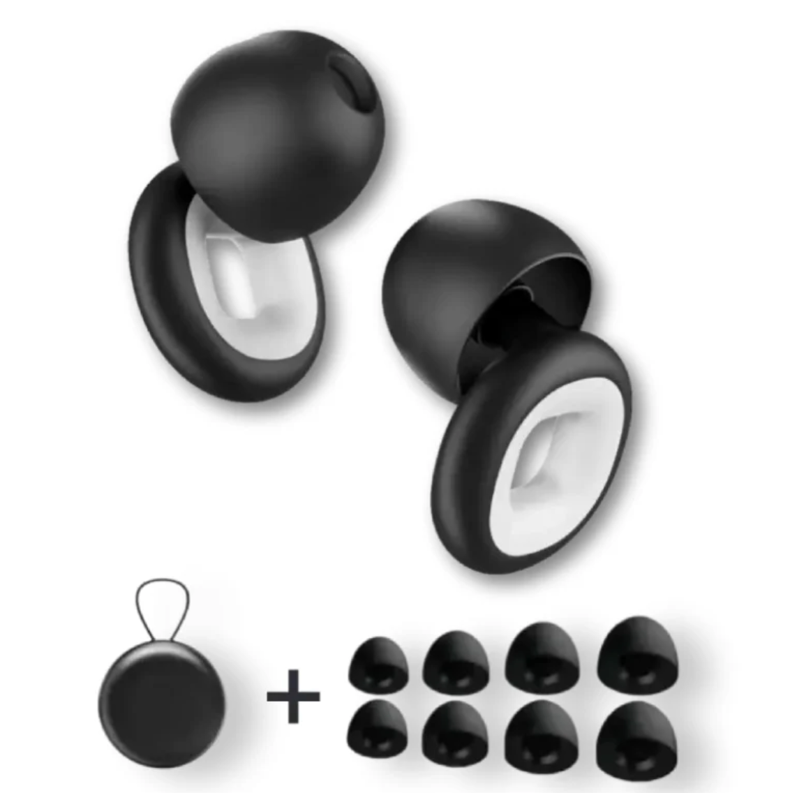 Bouchons d'oreilles Stoic Silencieux pour le Sommeil – Bouchons en Silicone Antibruit avec Confort Ultime