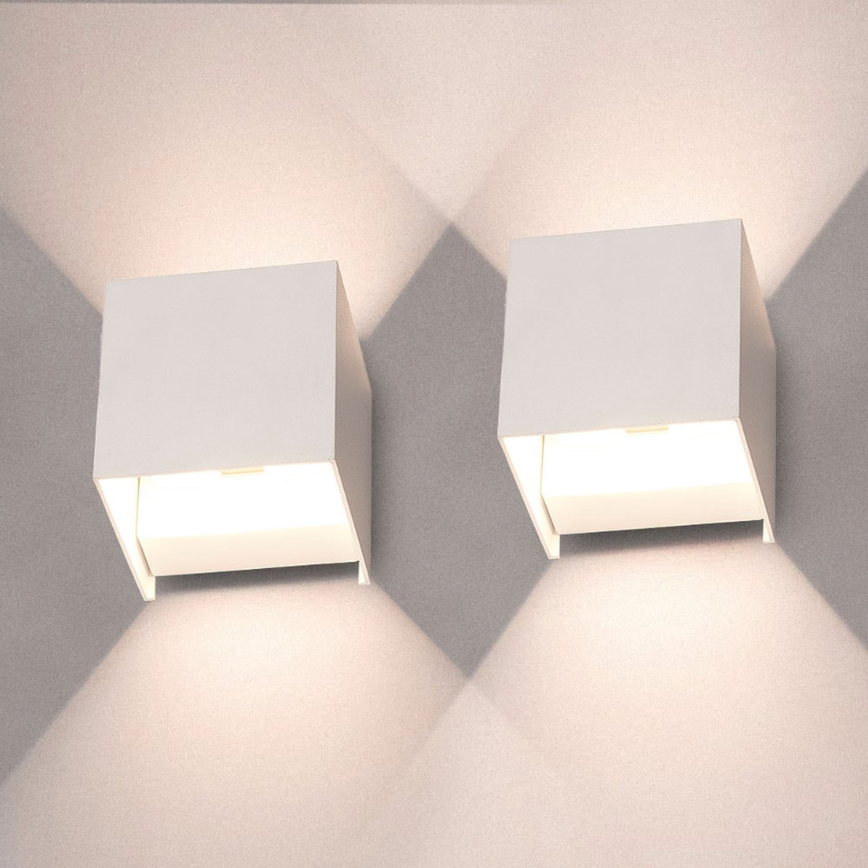 Applique murale LED Cube élégante - LumiCube