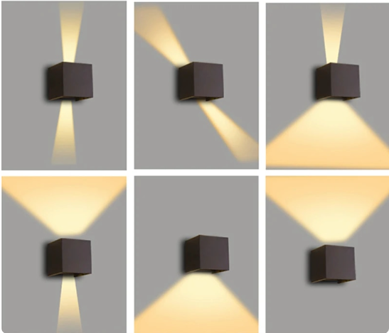 Applique murale LED Cube élégante - LumiCube
