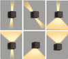 Applique murale LED Cube élégante - LumiCube
