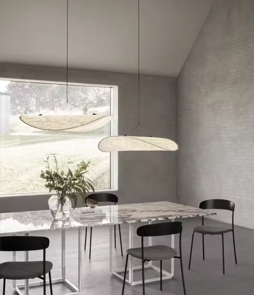 Style Japandi | Lampe de Plafond en Soie | Suspension Élégante | Éclairage Doux | Tissus Luxueux | Décorations Modernes et Traditionnelles | Durable et Écologique | Dimensions : 40/60/80/100 cm | LED Inclus