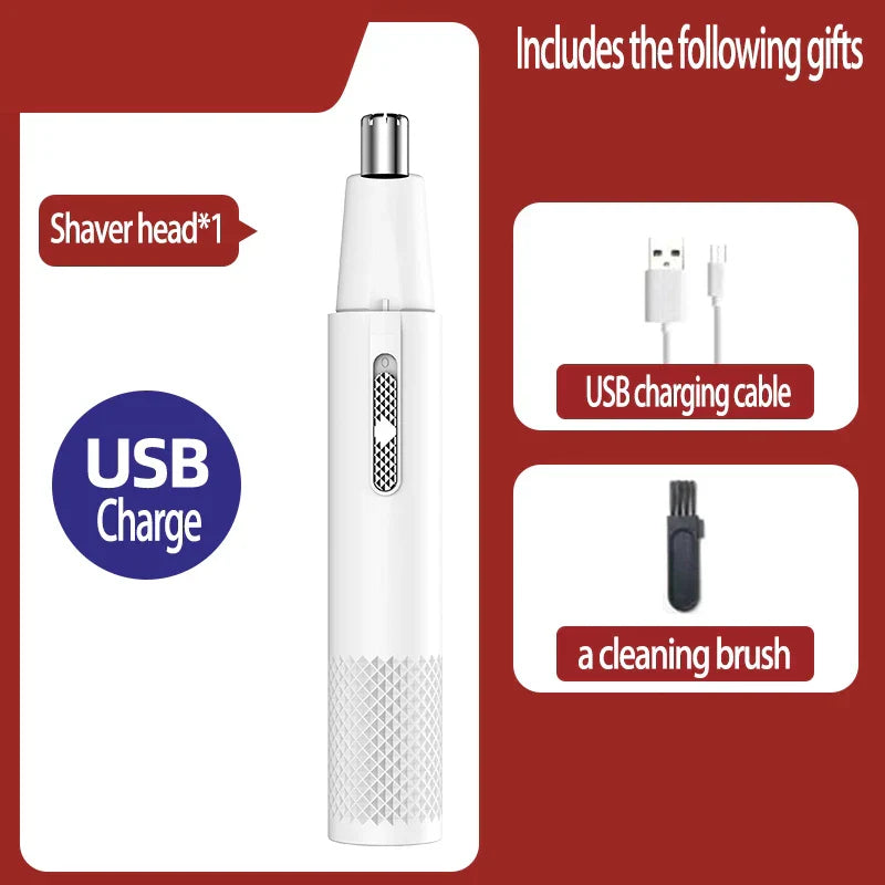 Tondeuse à poils de nez rechargeable USB - TrimPro