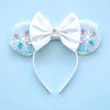Accessoires de cheveux Frozen – Bandeaux Elsa et Anna avec oreilles de Mickey Mouse pour filles