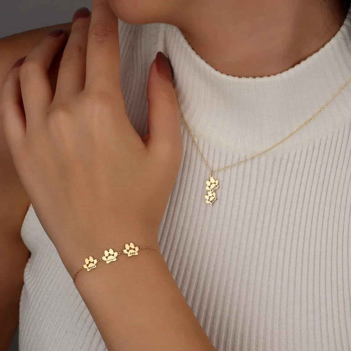 PawBracelet | Empreinte de patte personnalisable comme symbole d'amour
