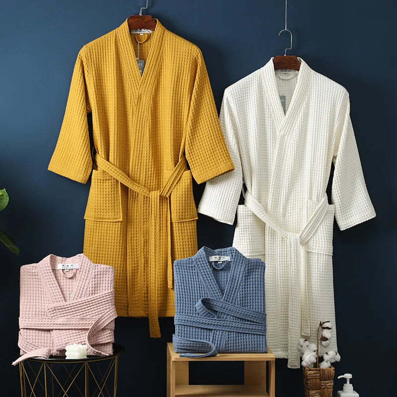 Peignoir en Coton Doux pour Confort & Détente - Robin