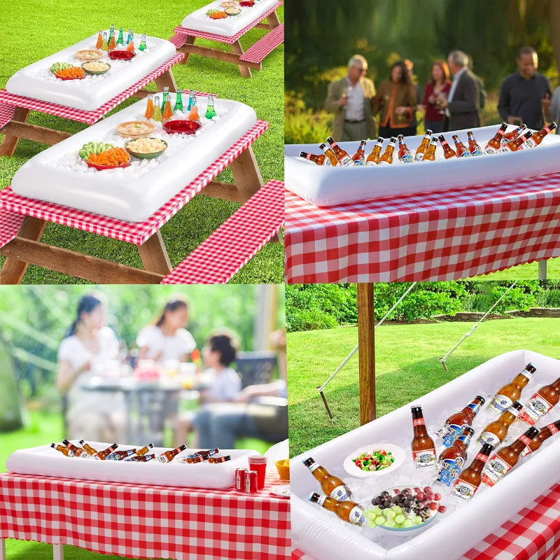 Bar à Glace Gonflable – Accessoire Idéal pour Fêtes et Plaisir au Bord de la Piscine