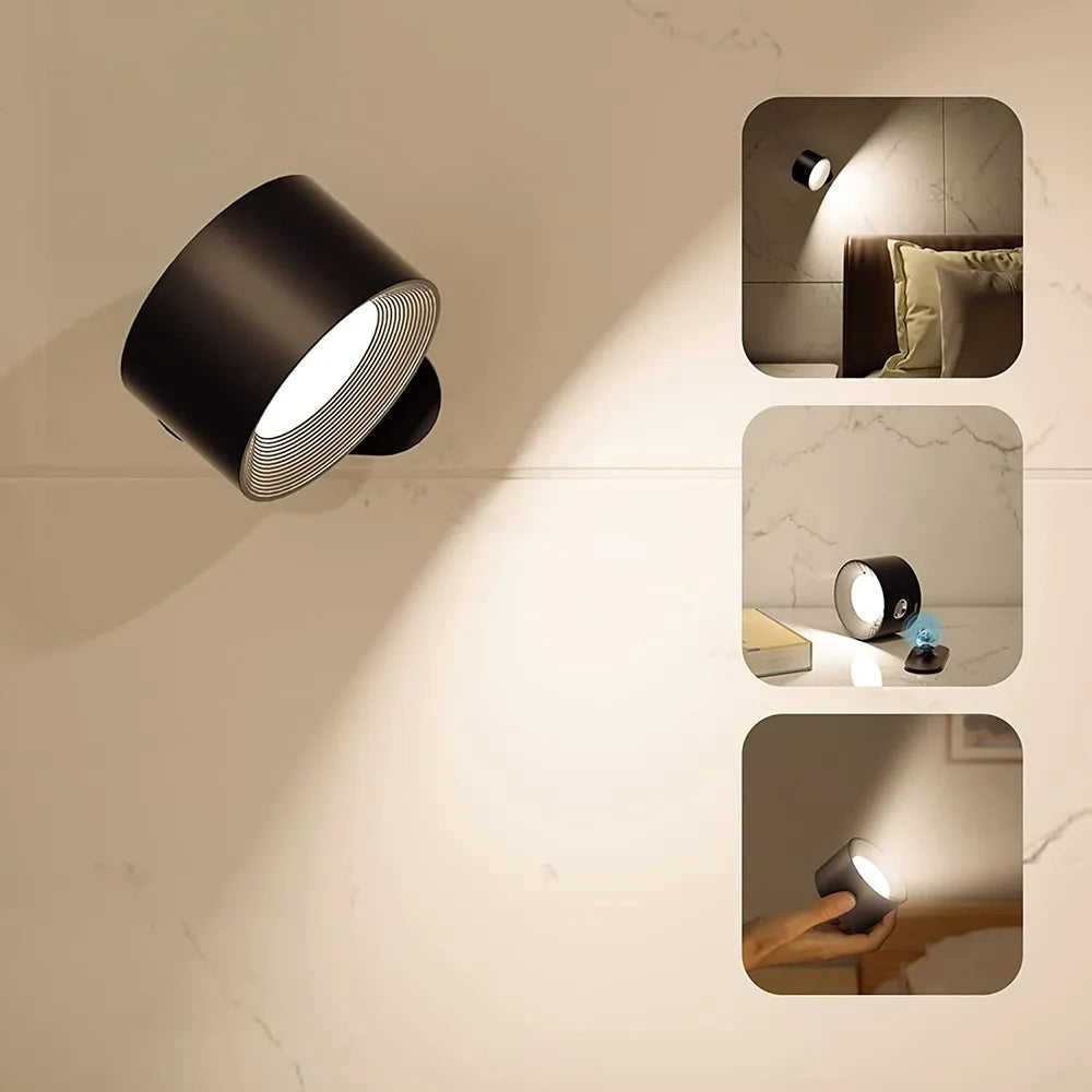 Applique Murale Sans Fil Rechargeable - LumoFlex