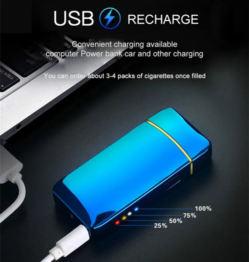 Briquets Plasma Rechargeables USB – Luminaires Résistants au Vent