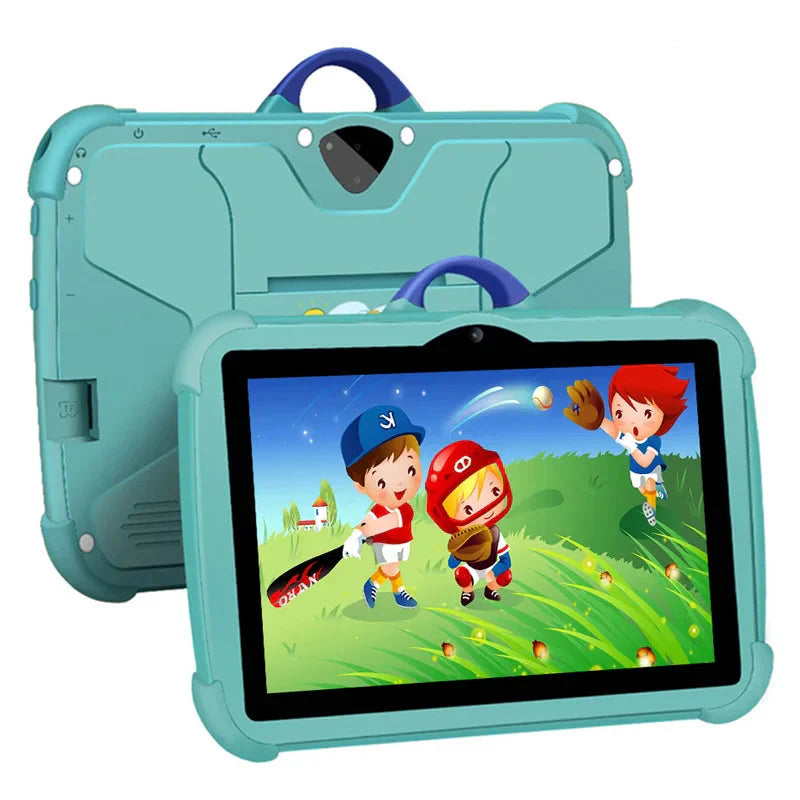 Tablette pour Enfants 7 Pouces Verte 4 Go RAM 64 Go ROM Android