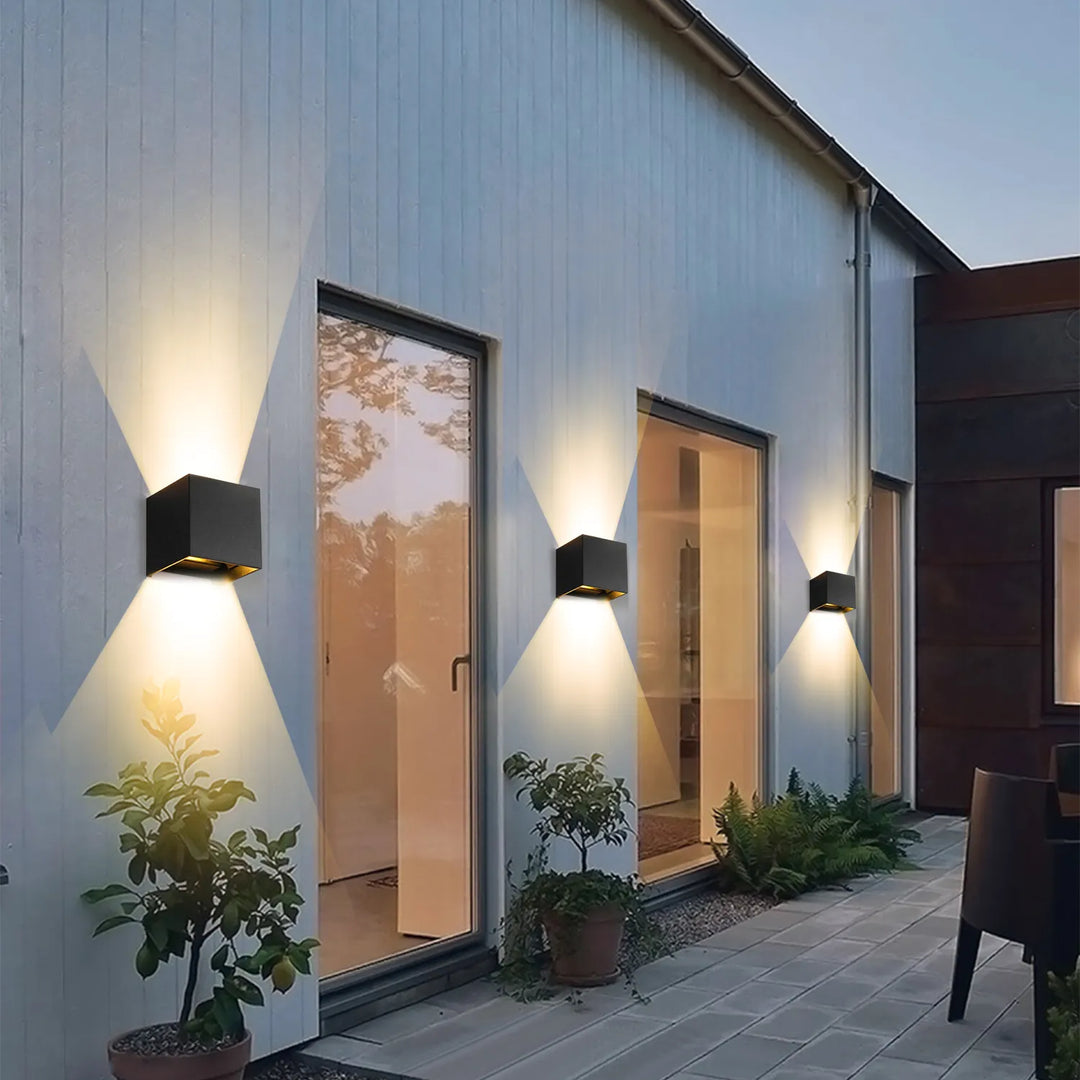 Applique murale LED Cube élégante - LumiCube