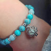Bracelet Charme Lotus Luminescent
