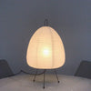 ZenGlow Lampe à poser en papier de riz japonais | Lampadaire atmosphérique et élégant pour des intérieurs chaleureux et apaisants
