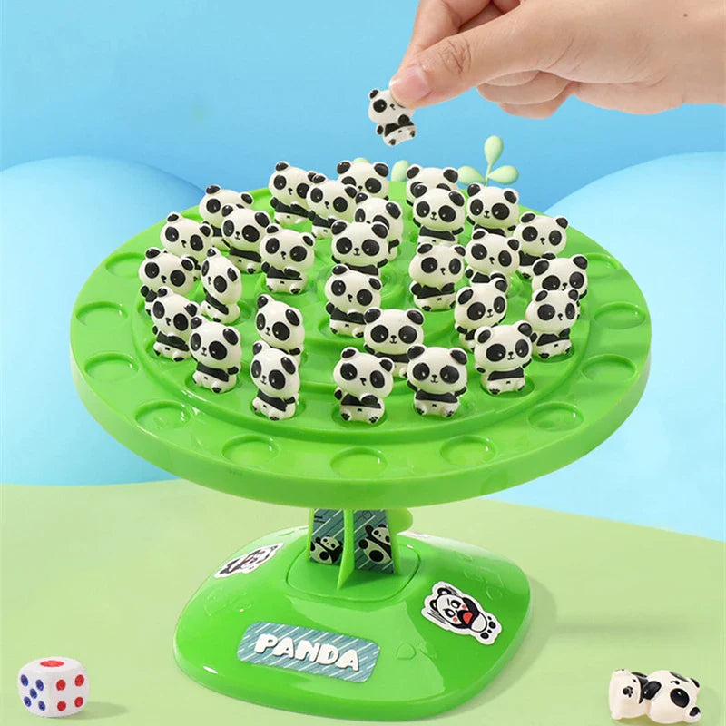 PandaLux Jeu de Balance Créatif | Puzzle de table interactif pour deux joueurs, stimule la collaboration et la créativité chez les enfants