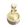 Support de bougie chaton Mignon Bougeoir Créatif Aromathérapie