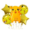 Ballons en Aluminium Pikachu et Charmander – Décoration de Fête pour Fans de Pokémon
