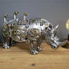 ArtisanForge Steampunk Sculpture Animale | Impressionnant ornement animal mécanique qui enrichit la décoration industrielle chic avec une élégance artistique unique