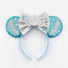 Accessoires de cheveux Frozen – Bandeaux Elsa et Anna avec oreilles de Mickey Mouse pour filles