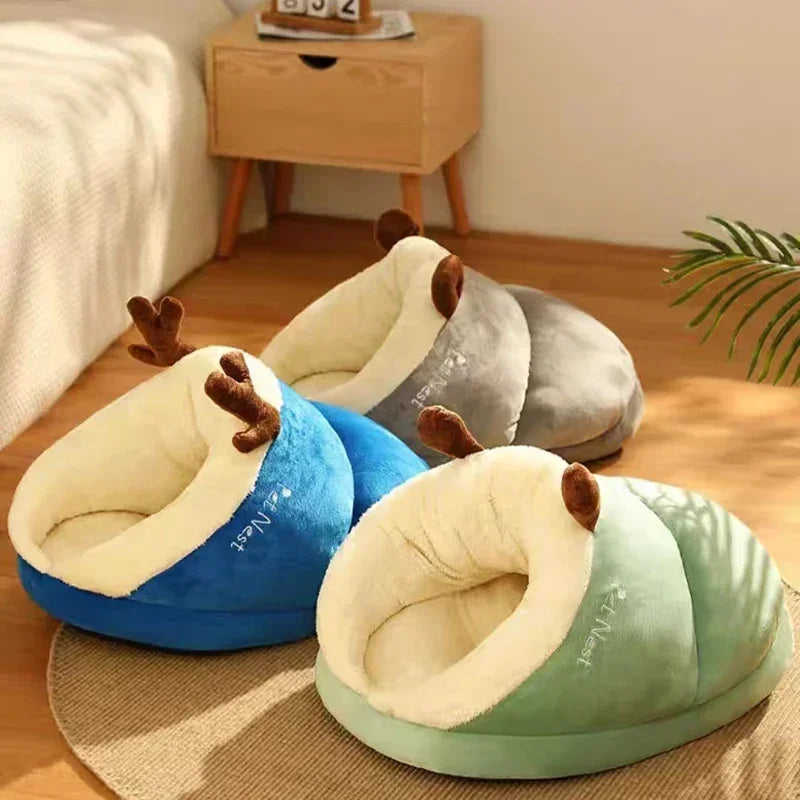 PawPrestige Luxe Lit pour Chien Pliable | Confort ultime et chaleur pour votre chien en hiver