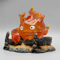 Figurine Flamme Cartoon | Figurine Décorative Anime Lumineuse (Brille dans le Noir)