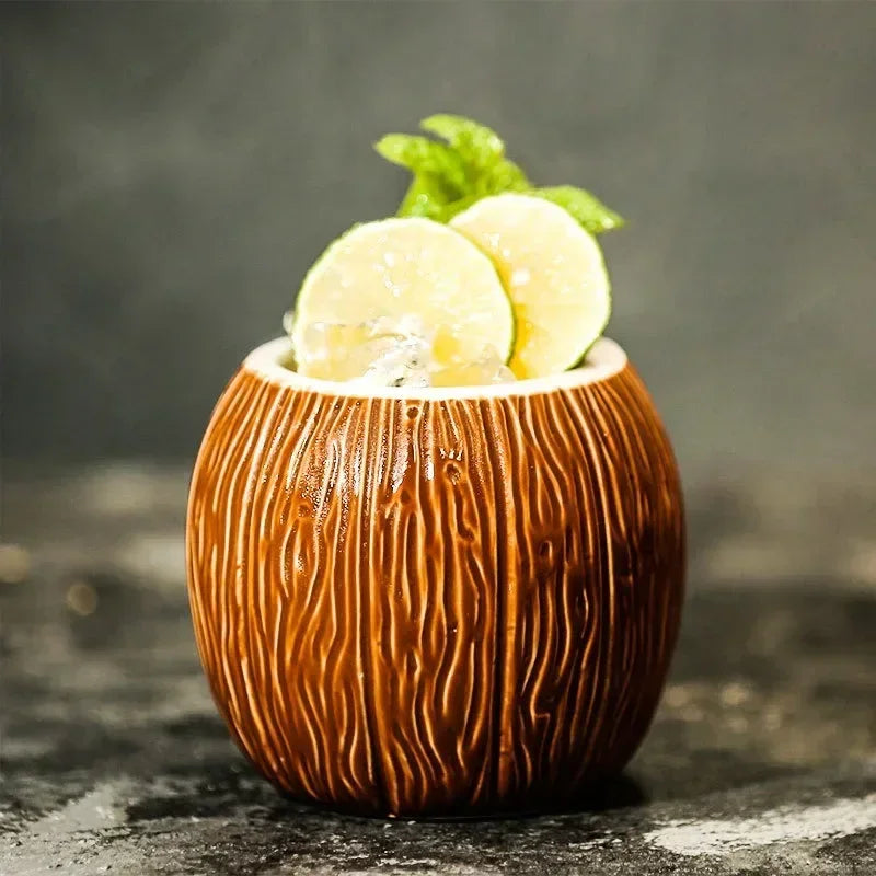 Tasse Tiki Tropicale - Expérience de Boisson Ludique et Exotique